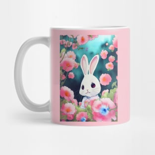 Bunny with flowers Mug